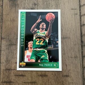 1993-94 Upper Deck #76 Ricky Pierce Seattle SuperSonics Basketball Card